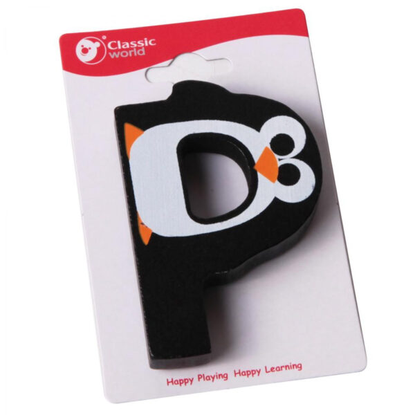 CLASSIC WORLD Drewniana Literka P - 001