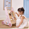 VIGA PolarB Drewniany Pchacz Chodzik Różowy Edukacyjny - 007