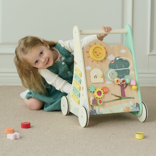 CLASSIC WORLD Drewniany Pchacz Multifunkcyjny 8w1 "Leśny Chodzik" - 004