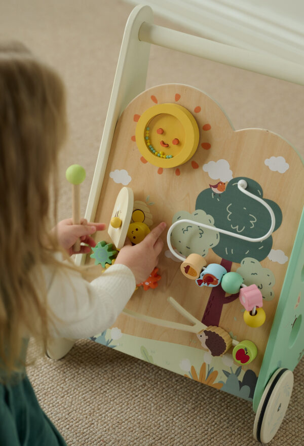 CLASSIC WORLD Drewniany Pchacz Multifunkcyjny 8w1 "Leśny Chodzik" - 006