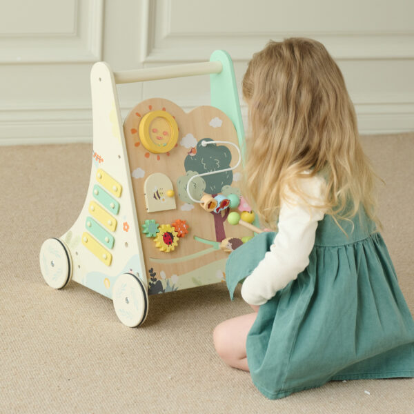 CLASSIC WORLD Drewniany Pchacz Multifunkcyjny 8w1 "Leśny Chodzik" - 009