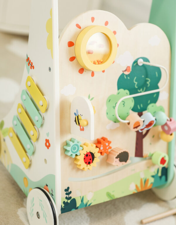 CLASSIC WORLD Drewniany Pchacz Multifunkcyjny 8w1 "Leśny Chodzik" - 014