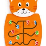 Nauka Liczenia Tablica Manipulacyjna Kotek Viga Montessori