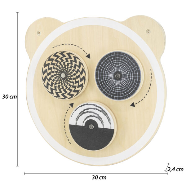 VIGA Drewniana Tablica Wirujące Punkty Certyfikat FSC - 003