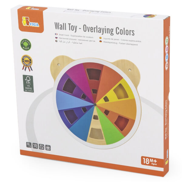 VIGA Drewniana Tablica Mieszanie Kolorów Certyfikat FSC - 005