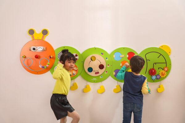 VIGA Drewniana Tablica Gąsienica Certyfikat FSC Montessori - 006