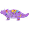VIGA Drewniana Tablica Sensoryczna-Manipulacyjna EDU Triceratops - 002