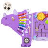 VIGA Drewniana Tablica Sensoryczna-Manipulacyjna EDU Triceratops - 003