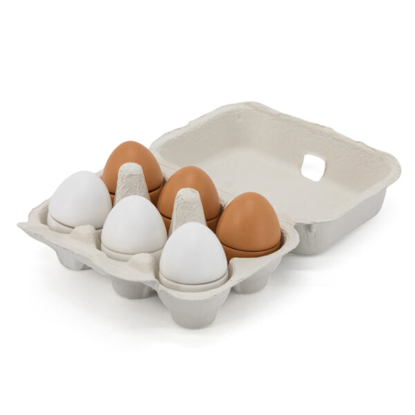 VIGA Drewniane Jajka Do Krojenia w Wytłoczce - 004