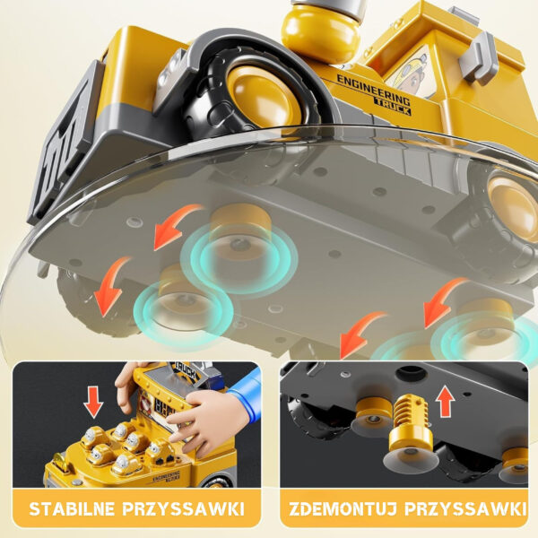 WOOPIE Gra Zręcznościowa Uderz Młotkiem Wbijak Plac Budowy z Akcesoriami - 007