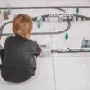 WOOPIE Kolejka Elektryczna Ogromny 914 cm Tor Most Tunel 86 el. - 004