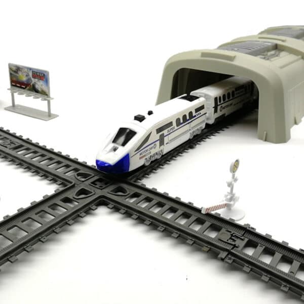 WOOPIE Kolejka Elektryczna Ogromny 914 cm Tor Most Tunel 86 el. - 011