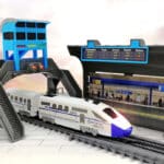 WOOPIE Kolejka Elektryczna Ogromny 914 cm Tor Most Tunel 86 el. - 013