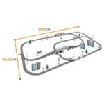 WOOPIE Kolejka Elektryczna Ogromny 914 cm Tor Most Tunel 86 el. - 014