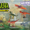WOOPIE Zestaw Figurki Dinozaury 18 szt. - wersja 1 - 007