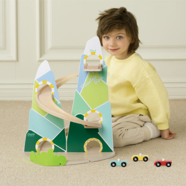 CLASSIC WORLD Drewniany Tor Samochodowy "Górski Wyścig" - 002