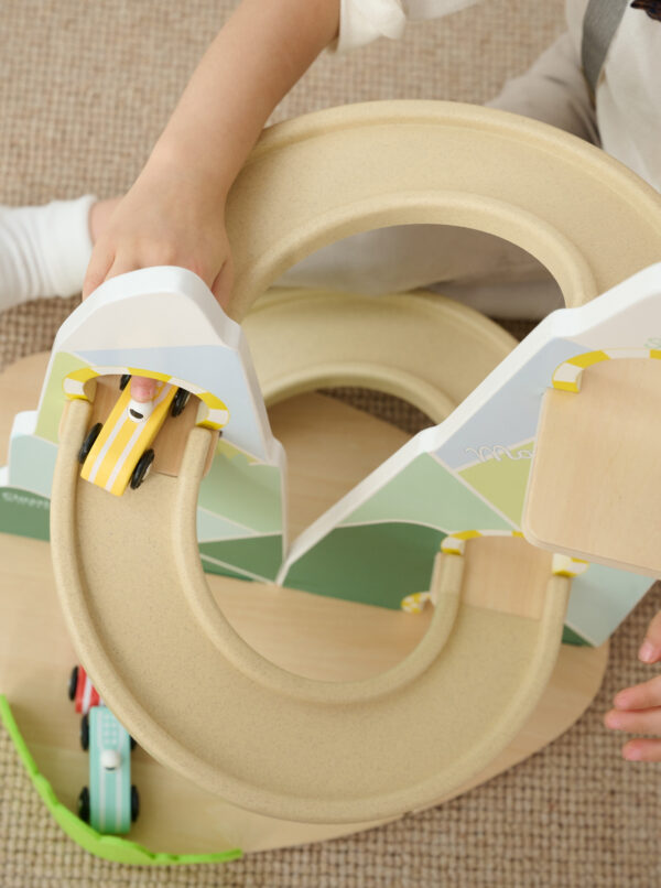 CLASSIC WORLD Drewniany Tor Samochodowy "Górski Wyścig" - 003