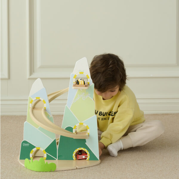 CLASSIC WORLD Drewniany Tor Samochodowy "Górski Wyścig" - 004