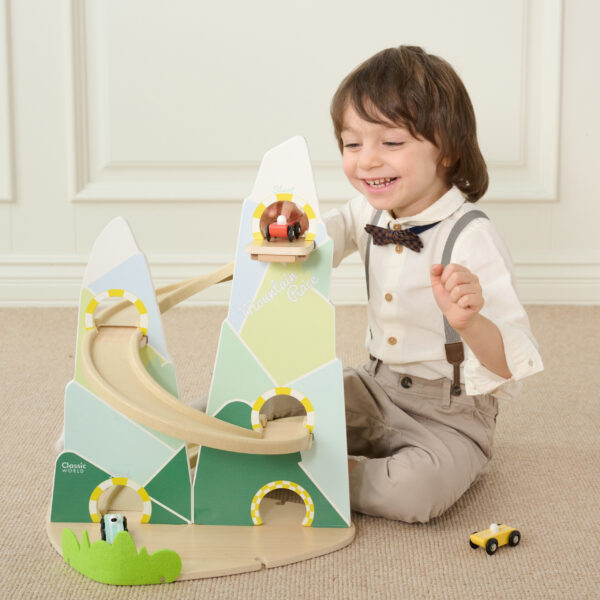 CLASSIC WORLD Drewniany Tor Samochodowy "Górski Wyścig" - 005