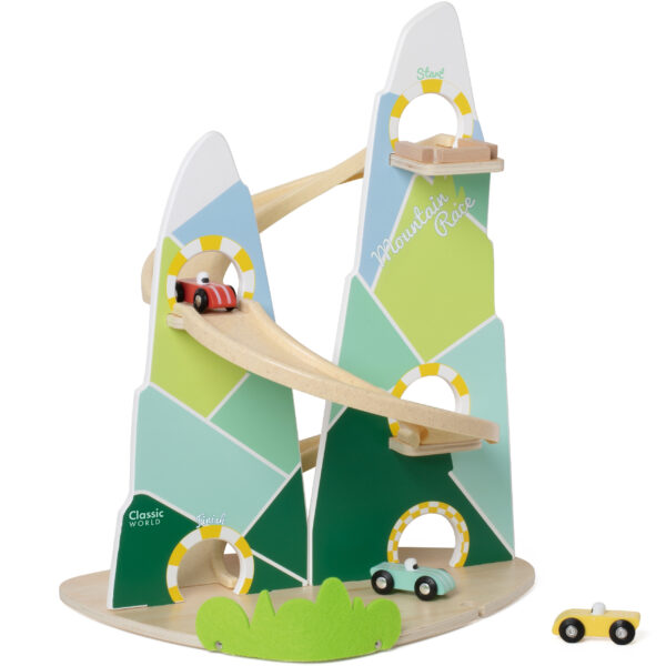 CLASSIC WORLD Drewniany Tor Samochodowy "Górski Wyścig" - 008