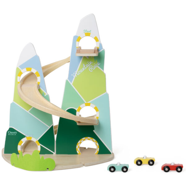 CLASSIC WORLD Drewniany Tor Samochodowy "Górski Wyścig" - 012