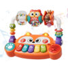 WOOPIE BABY Interaktywne Pianino Edukacyjne Sensoryczne Lisek LED Grzechotki - 002