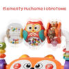 WOOPIE BABY Interaktywne Pianino Edukacyjne Sensoryczne Lisek LED Grzechotki - 003