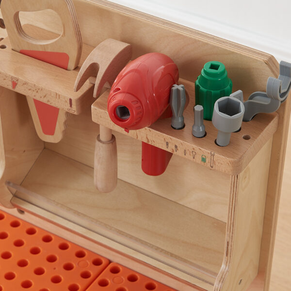 MASTERKIDZ Drewniany Warsztat Montessori STEM z Narzędziami - 005