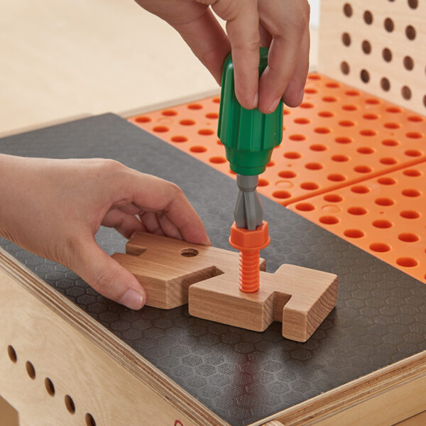 MASTERKIDZ Drewniany Warsztat Montessori STEM z Narzędziami - 006