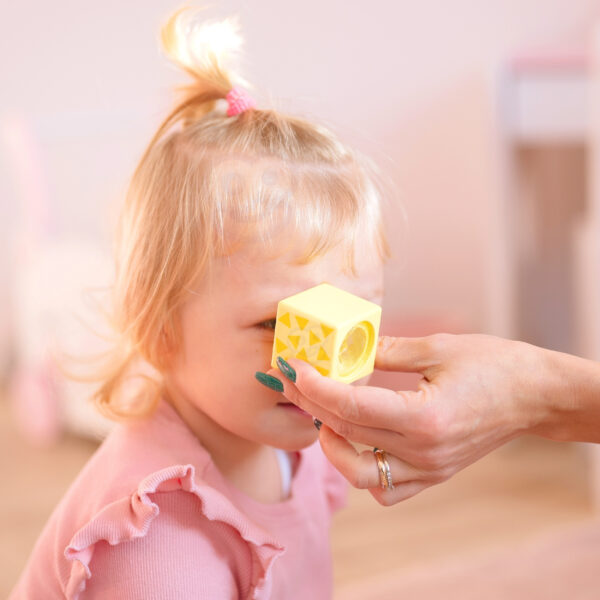 CLASSIC WORLD Drewniane Klocki Sensoryczne 7 Funkcji Układanka Multifunkcyjna Kształty Dźwięk MONTESSORI 14 el. - 004