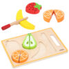 VIGA Drewniana Układanka Edukacyjna Montessori Owoce do Krojenia - 002