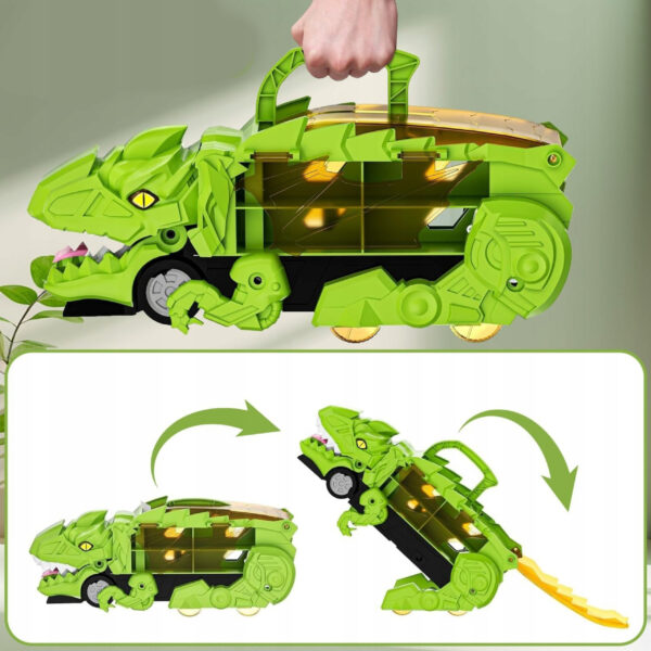 WOOPIE Zestaw Pojazdów Tor Dinozaur Pożeracz 13el. - 006