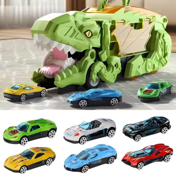WOOPIE Zestaw Pojazdów Tor Dinozaur Pożeracz 13el. - 010