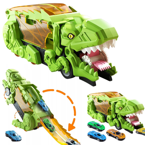 WOOPIE Zestaw Pojazdów Tor Dinozaur Pożeracz 13el. - 011