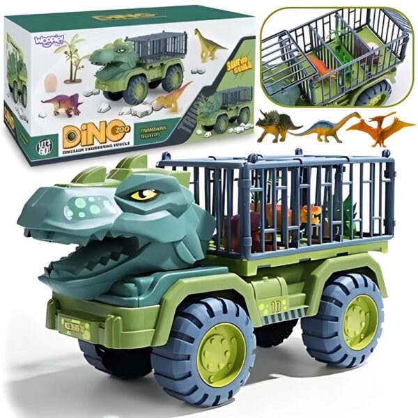 WOOPIE Ciężarówka Dinozaur Transporter Figurki - 001