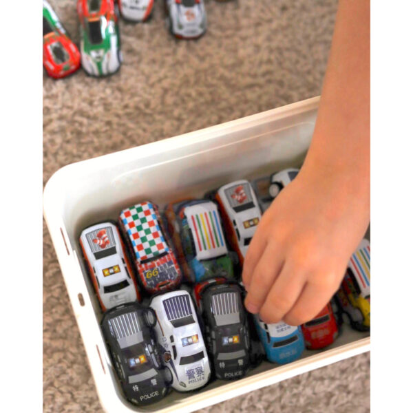 WOOPIE Zestaw Aut Wyścigowych  Autka w Pudełku 50 el - 006