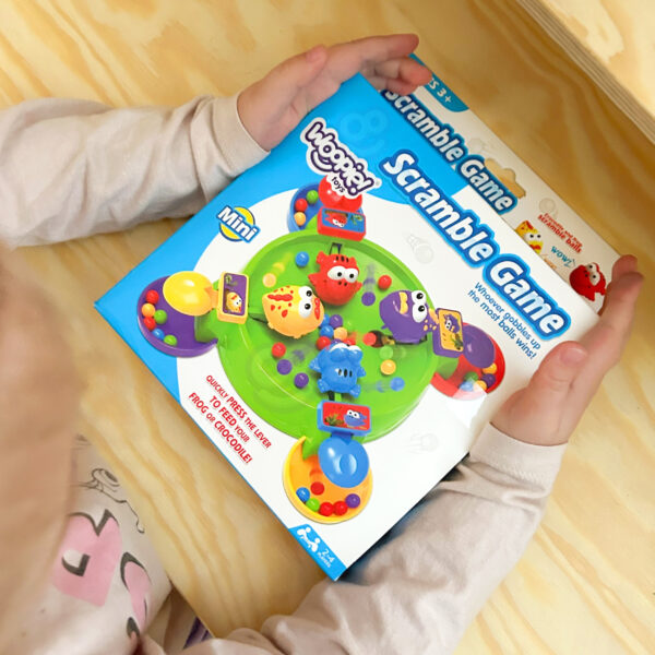 WOOPIE Gra Zręcznościowa Planszowa GŁODNE WESOŁE ŻABKI I KROKODYLKI 3+ - 009