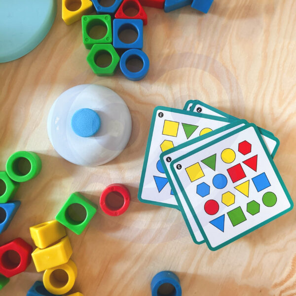 WOOPIE Układanka Montessori Dinozaur Gra Zręcznościowa Dopasuj Kształty - 002