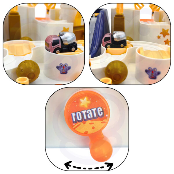 WOOPIE Interaktywny Tor Przeszkód Samochodowy " Kosmiczna Przygoda Astronauty" - 005