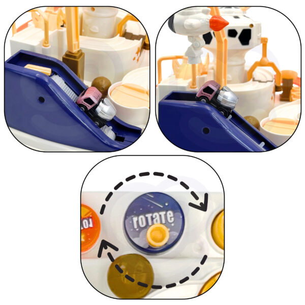 WOOPIE Interaktywny Tor Przeszkód Samochodowy " Kosmiczna Przygoda Astronauty" - 006