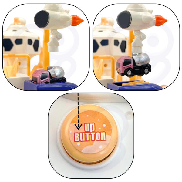 WOOPIE Interaktywny Tor Przeszkód Samochodowy " Kosmiczna Przygoda Astronauty" - 007