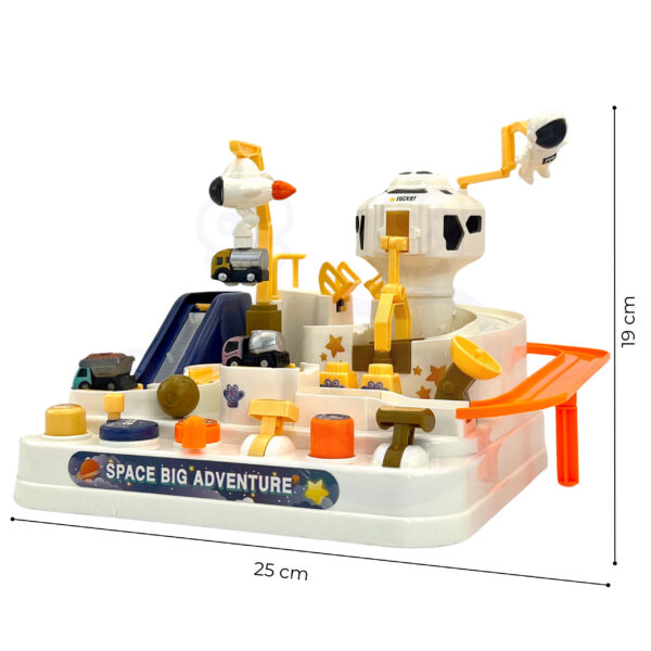 WOOPIE Interaktywny Tor Przeszkód Samochodowy " Kosmiczna Przygoda Astronauty" - 010