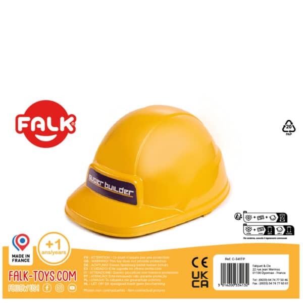 FALK Żółty Kask Class 3-7 Lat - 002