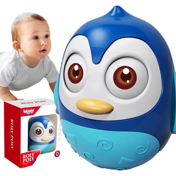 WOOPIE BABY Sensoryczny Pingwinek Wańka Wstańka - 001