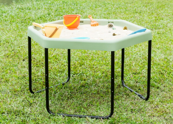 MASTERKIDZ Sześciokątny Stolik Do Zabawy Piaskiem i Wodą Regulowany - 003
