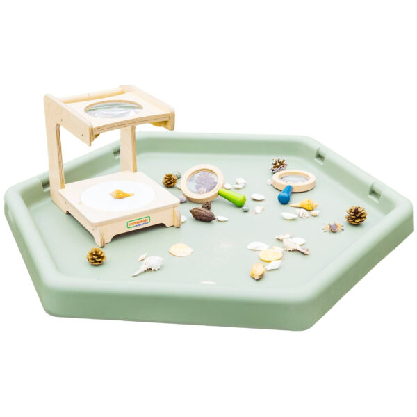 MASTERKIDZ Sześciokątny Stolik Do Zabawy Piaskiem i Wodą Regulowany - 004