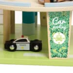 Duży drewniany parking z windą i autkami Eko Garaż - Classic World - 007