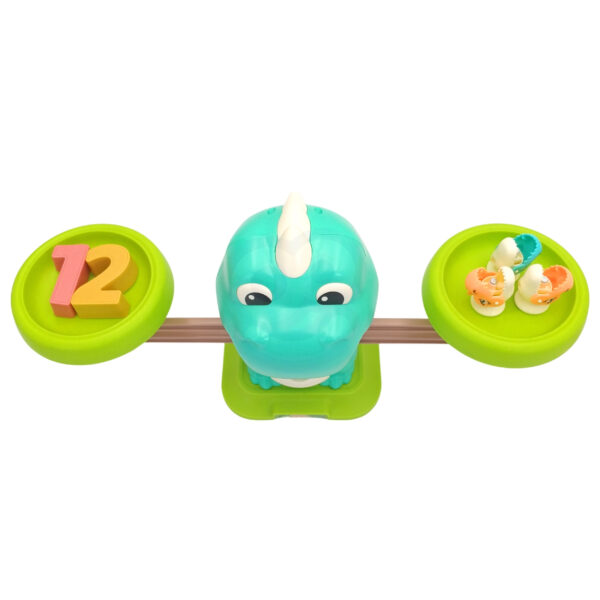 WOOPIE Waga Szalkowa Równoważnia Gra Łowienie Dinozaurów Rybek Nauka Liczydło - 011