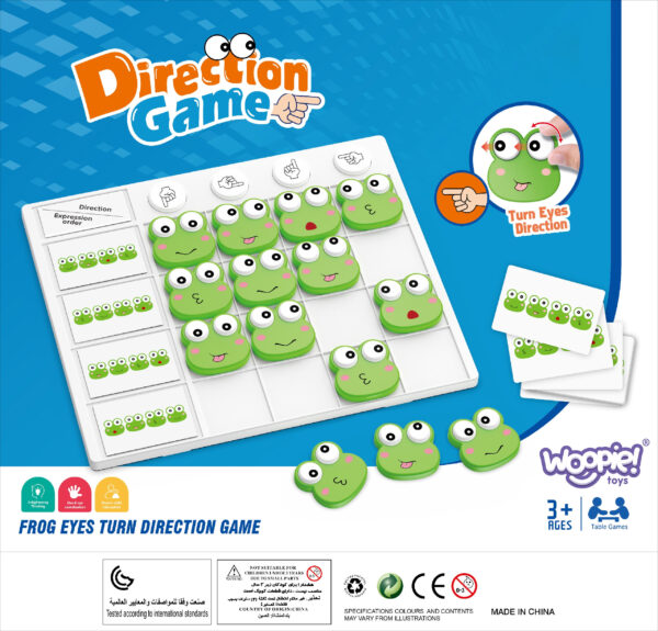 WOOPIE Gra Układanka Żabie Oczka - Zestaw 3 szt.