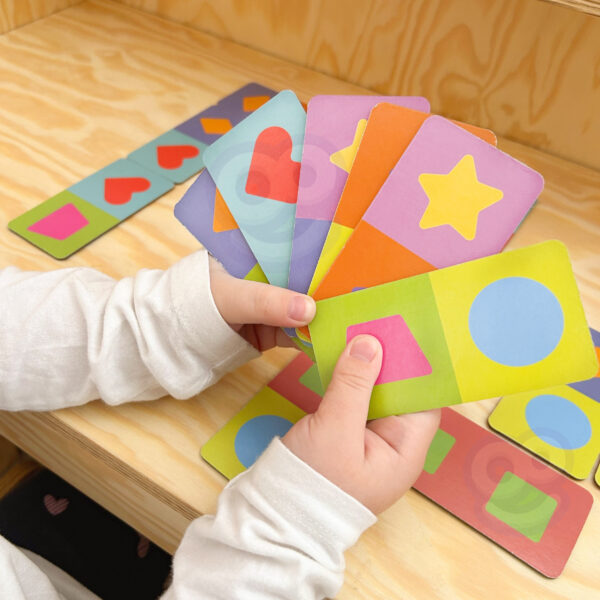 WOOPIE Gra Edukacyjna Transport Zwierzęta Puzzle Domino Montessori - 002